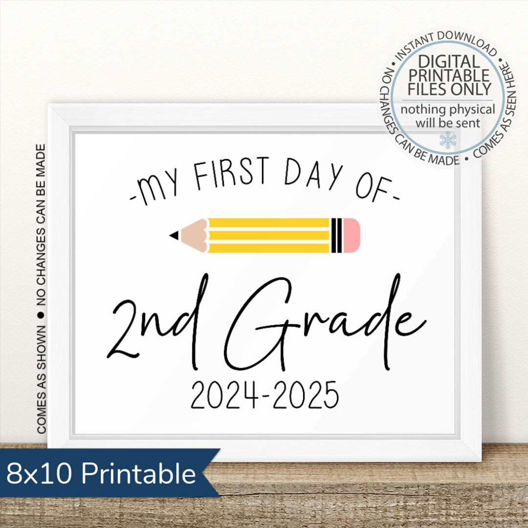 „Welcome To 2nd Grade“ Banner – Set Mit Girlande & Deko, Für Klassenzimmer & Schulanfang
