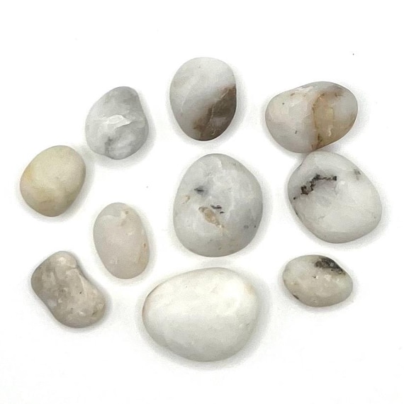 Oregon Coast Quartz Beach Stones - Lot of 10 - Quartzite Zeolite