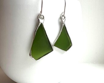 Tiffany Soldered Recycled Oregon Sparkling Wine Bottle Earrings Repurposed Jewelry Recycled Metal Wine Lover Gift Wine Bottle Champagne Love