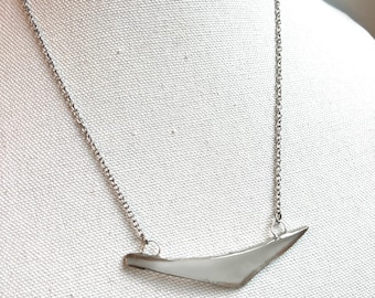 Tiffany Soldered Recycled Oregon Willamette White Wine Bottle Necklace