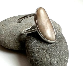 Tiffany Soldered Oregon Shell Ring - Size Adjustable