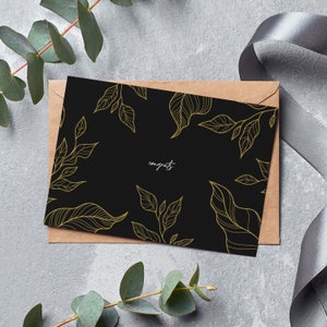 Cartes de vœux de félicitations | FEUILLES