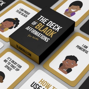 The Deck of BLAQK Affirmations for Kids