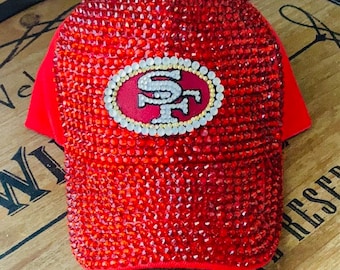 Gorra deportiva brillante de los 49ers
