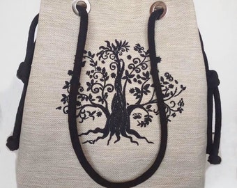 Felt embroidery bag