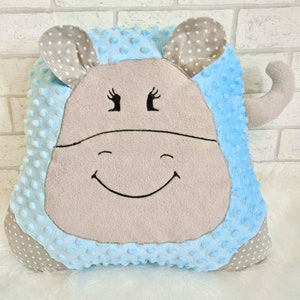 Animal pillow sheep, cuddly toy, cow, frog, hippo, bunny, pig image 7