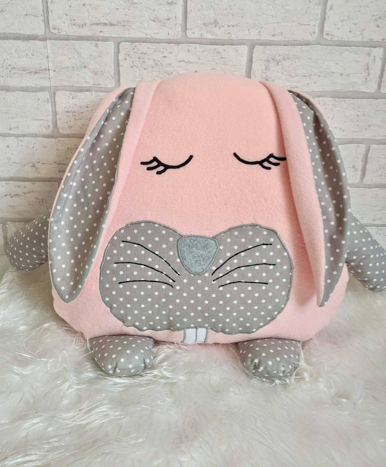 Animal pillow sheep, cuddly toy, cow, frog, hippo, bunny, pig image 5