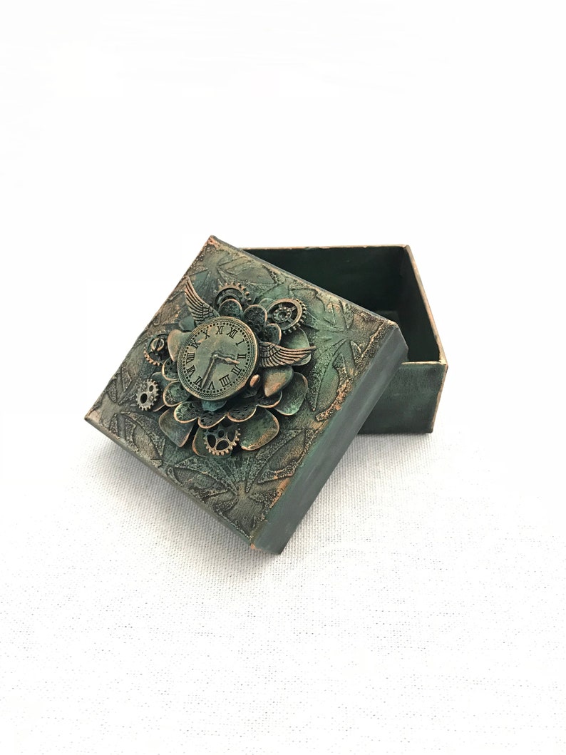Small mixed media gift box.
