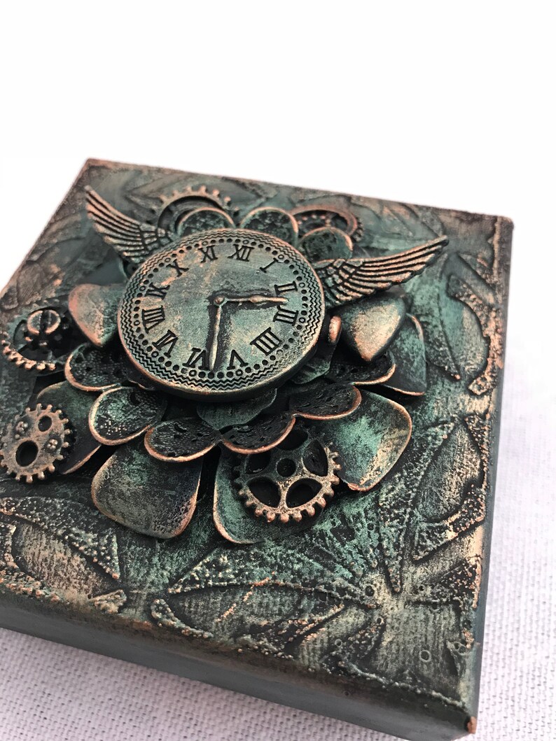 Small mixed media gift box.