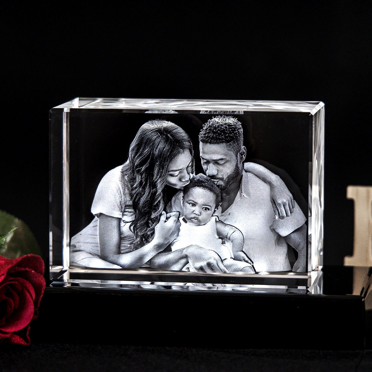 3D Laser Gifts Personalized Mothers Day Gift from Daughter bilde