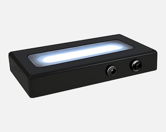 YWHL Base Lumineuse LED 6 Couleurs Pour Art En Verre 3D, Lumière LED Carrée Plate Avec Interrupteur Tactile Pour Verre En Cristal Laser 3D