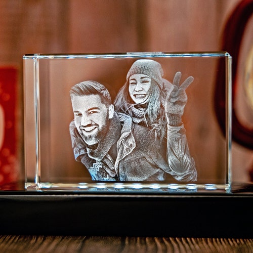 Custom 3D Photo Crystal Picture