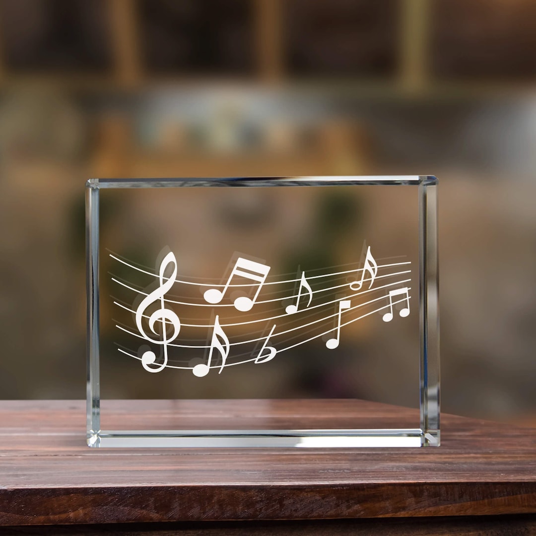 Custom Musician Gift, Music Notes, Appreciation Gift, Living Room Decor ...