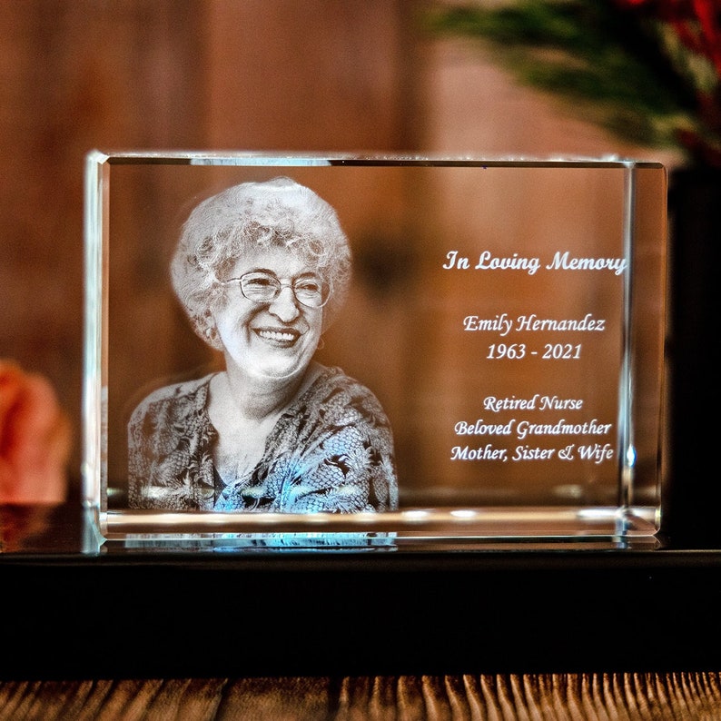 Memorial Plaque Remembrance Gift Sympathy & Mourning Custom image 1