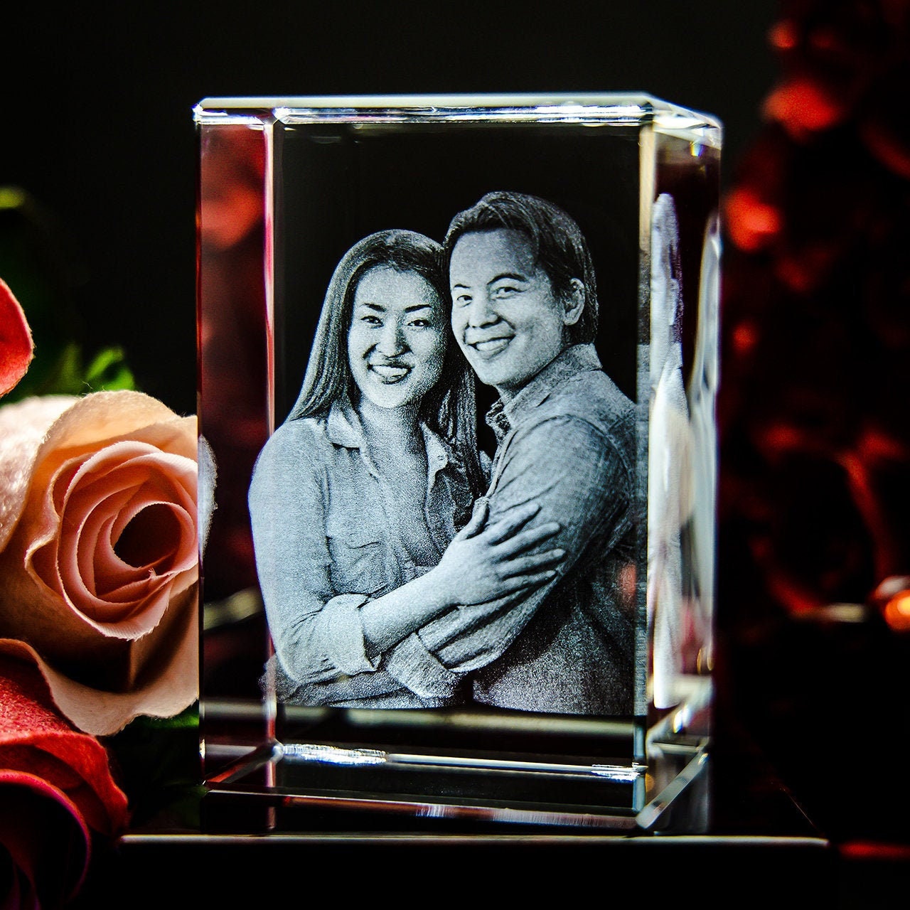 3D Laser Gifts Unique Home Decor Custom Engraved Portrait