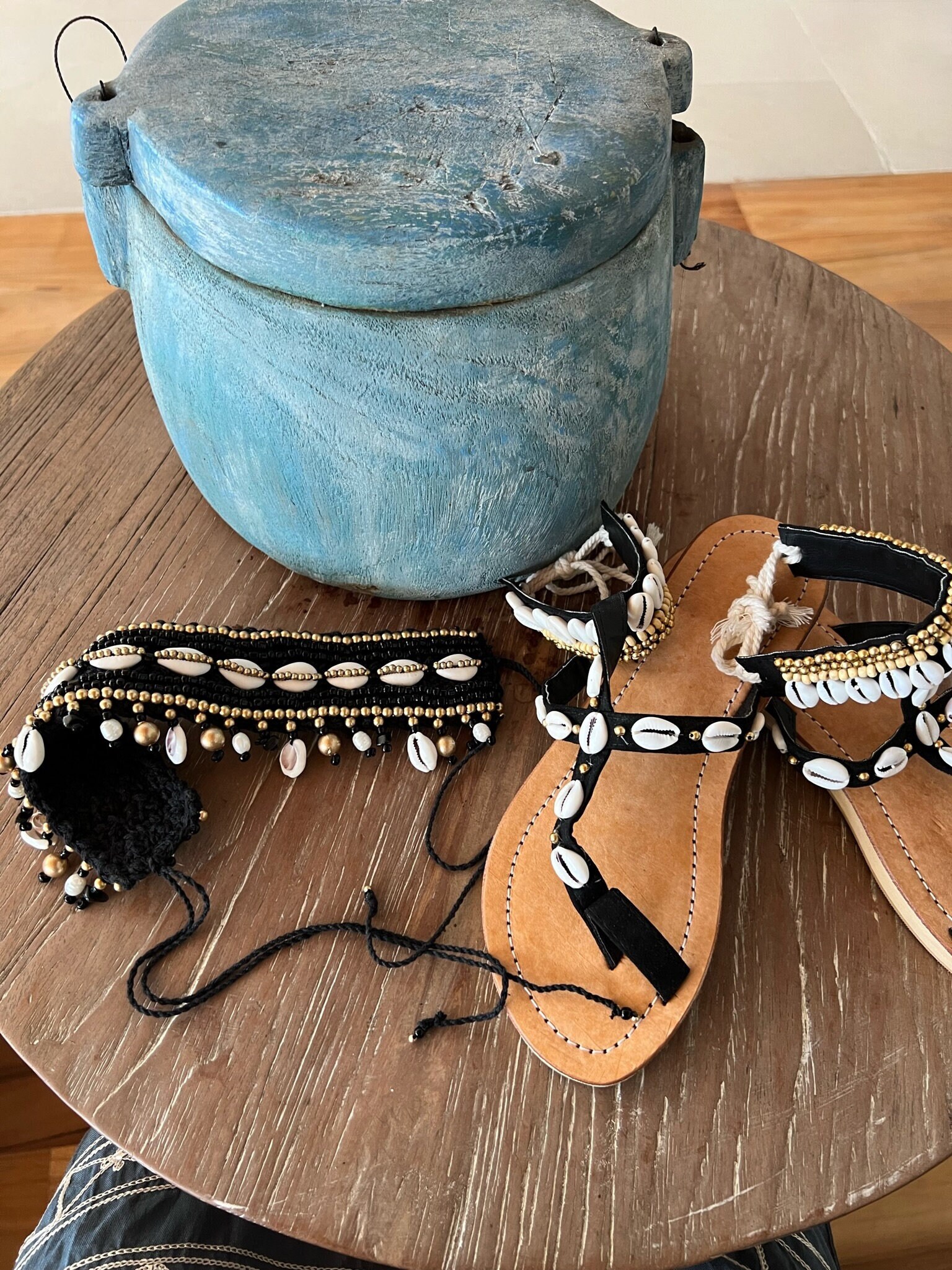 Bohemian Shell Decoration Belt Tie Necklace Sea Shells Stone Jewelry ...