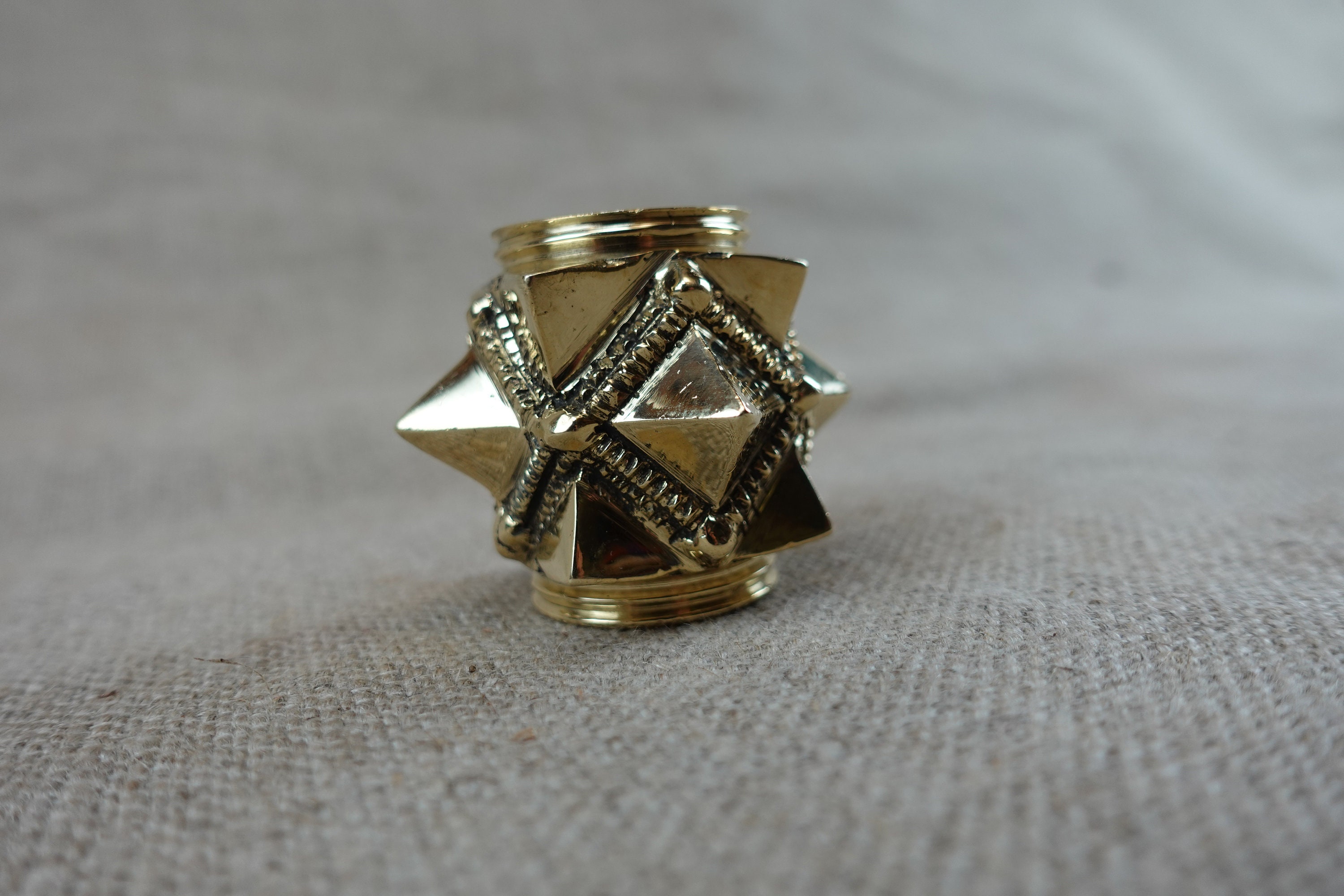 Medieval Brass Mace Head 9th12thc. Lost Wax Cast Kiripichnikov Type IV