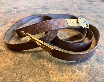 Medieval Leather Belt - Workshop Seconds - style 11