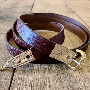 Medieval Leather Belt : number 9