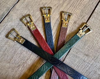 Medieval Leather Belt: number 12