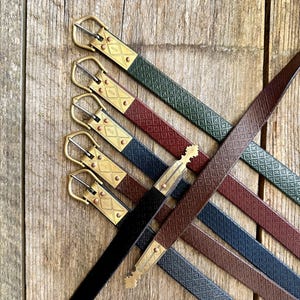 Medieval Leather Belt : number 10
