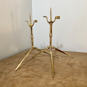 Folding Pricket Brass Candlestick (13th - 15th Century)