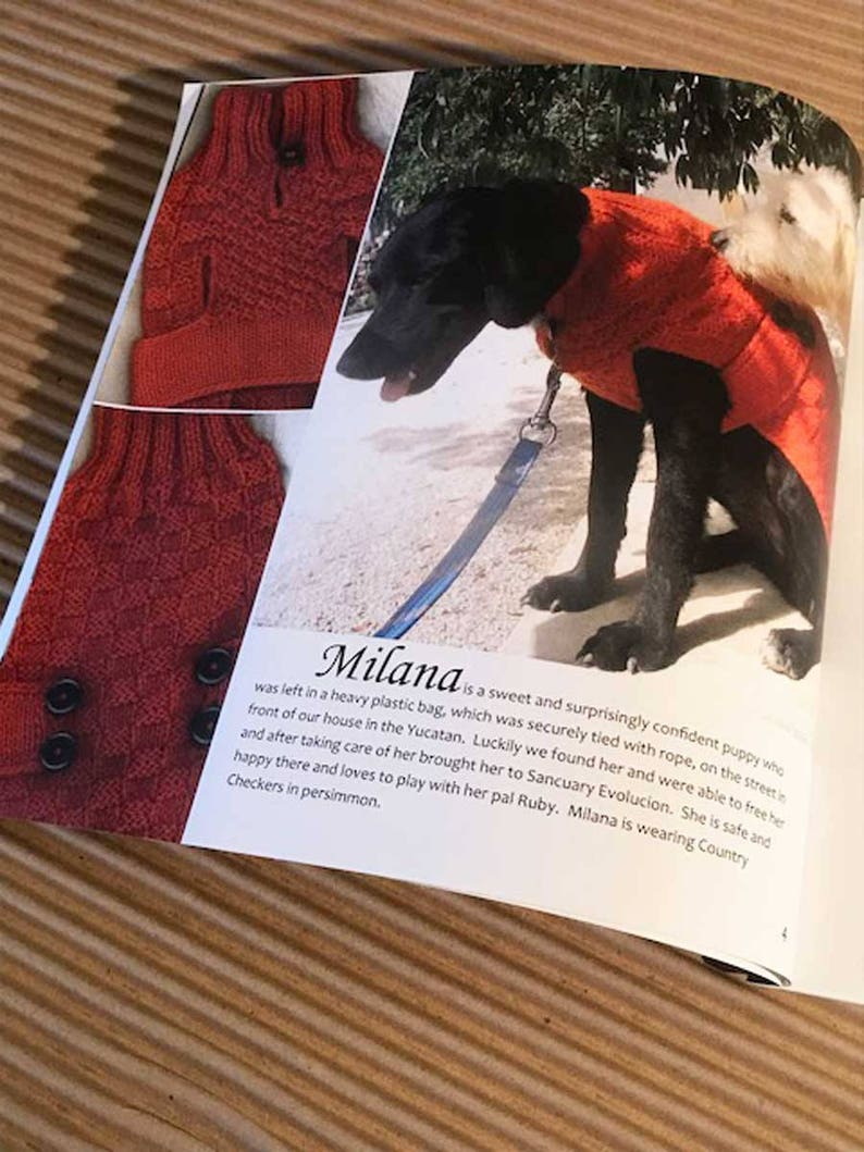 Dog Knitting Pattern Book Just for Style Hounds Etsy
