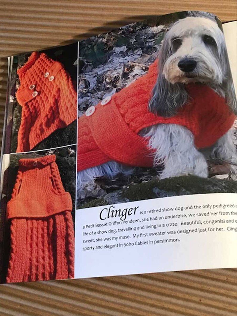 Dog Knitting Pattern Book Just for Style Hounds Etsy