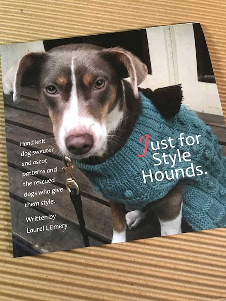 Dog Knitting Pattern Book Just for Style Hounds Etsy