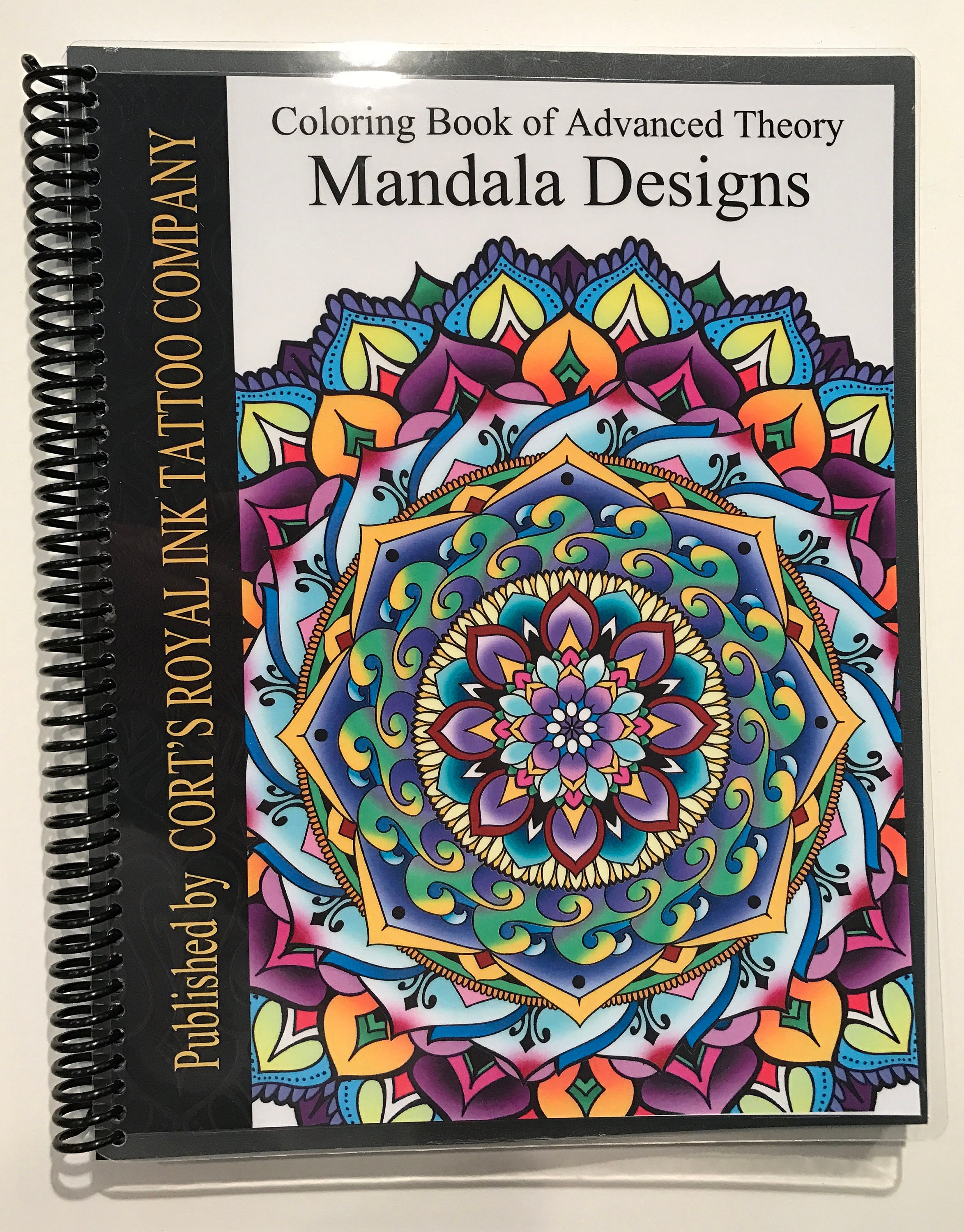 Mini Adult Coloring Book w/ Spiral Binding