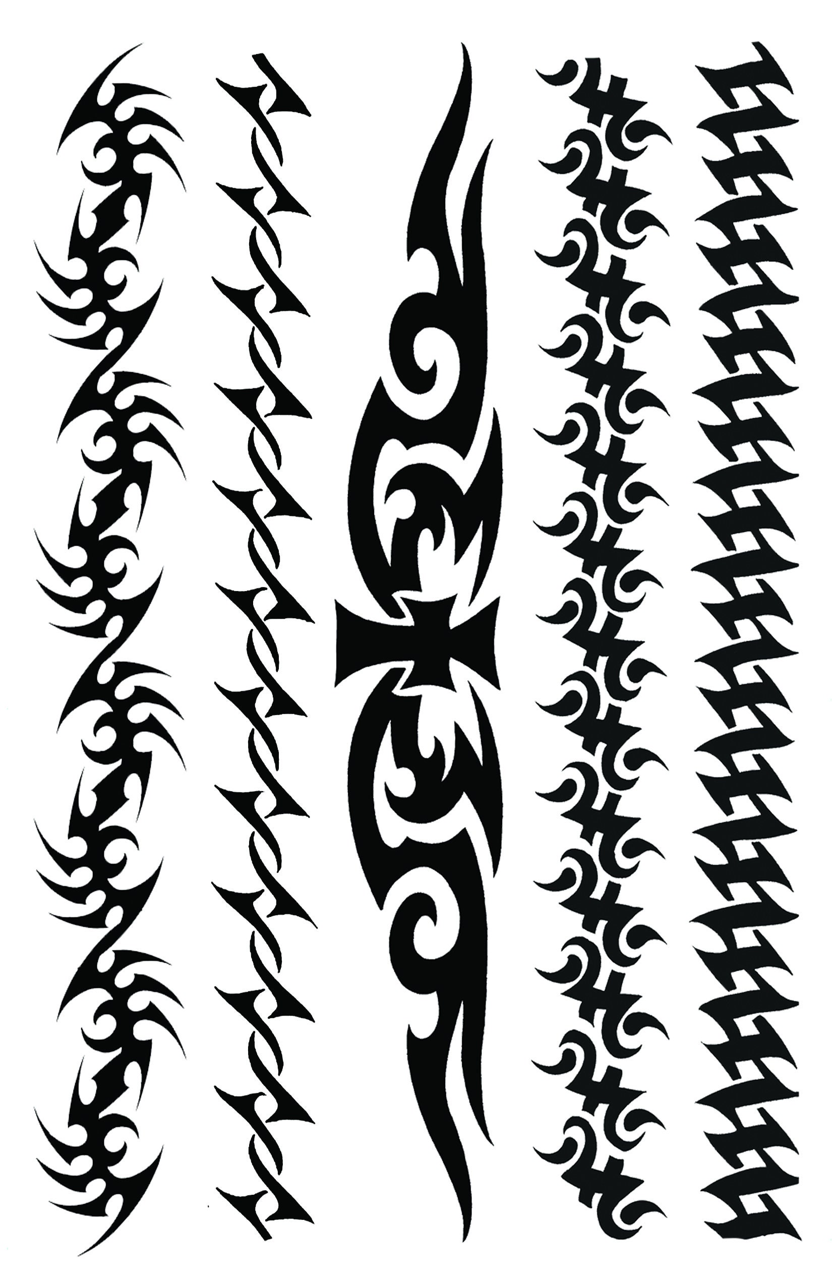 Tribal Arm Band Temporary Tattoos - Etsy UK