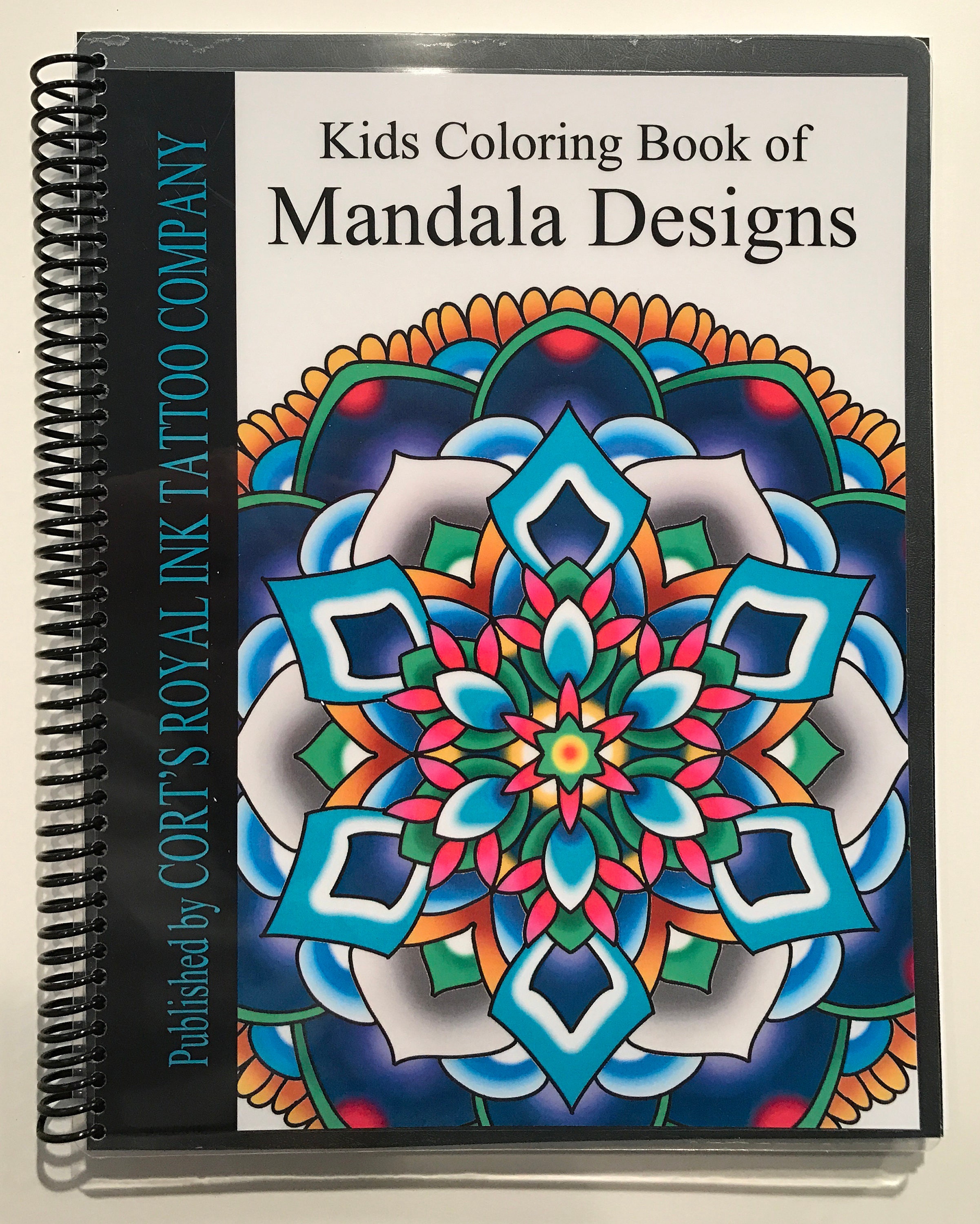 Hall Pass Adult Coloring Spiral Bound Sketchbook 8.5X11