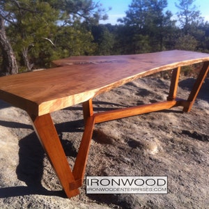 Handmade Live edge cherry coffee table one of a kind