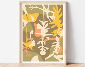 Botanische kunstprint, Plantkunstprint, Australische botanische print, Bloemenprint, Botanische print, Natuurprint, Kustkunstprint