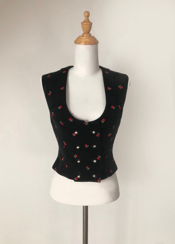 1950's LANZ Vest - Velvet