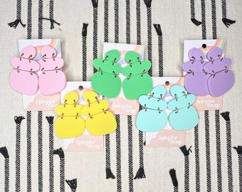 Kolczyki Summer Sadie ••• Kolczyki akrylowe wycinane laserowo