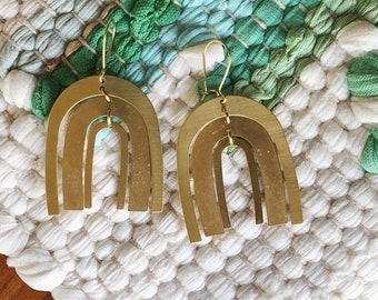 Kolczyki Ellanore All Brass Rainbow