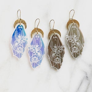 I’ve got Spirit | Ghost Earrings | Laser Cut Earrings