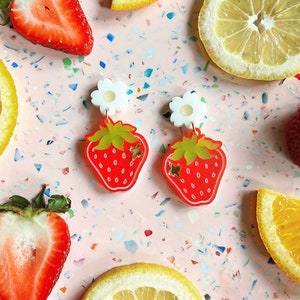 Sweet Strawberry Earrings