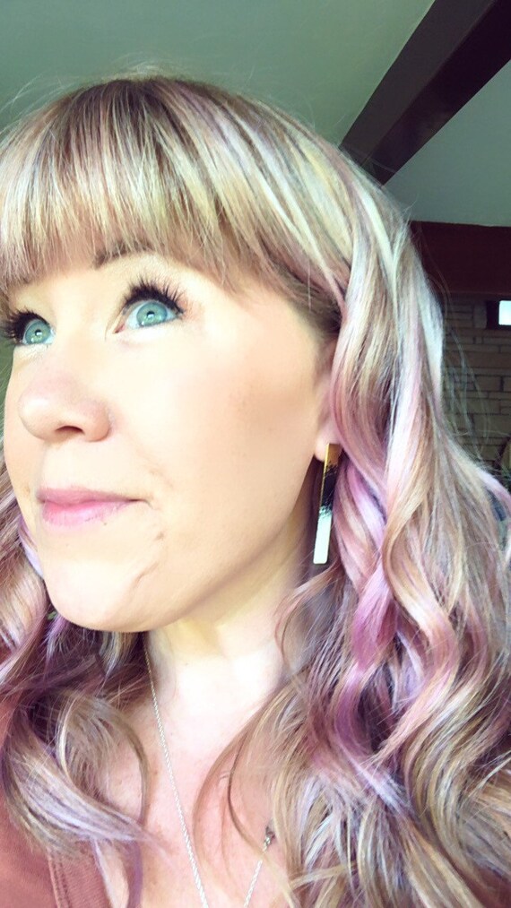 Heather pink earring Heather pink earring