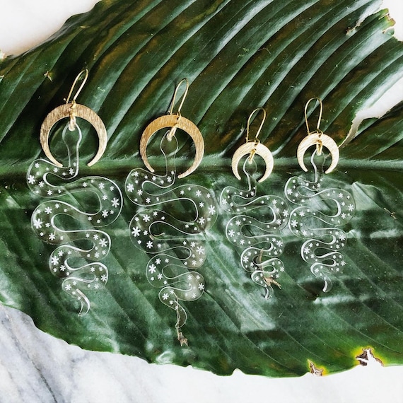 Etsy clearance snake earrings