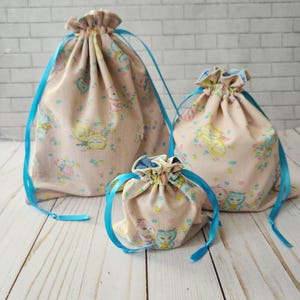 Bolsa de regalo de tela con diseño de gatos retro, bolsa reutilizable con cordón, bolsa para intercambiar pins, bolsa de maquillaje, bolsa con forro de tela, bolsa de regalo, papel de regalo reutilizable
