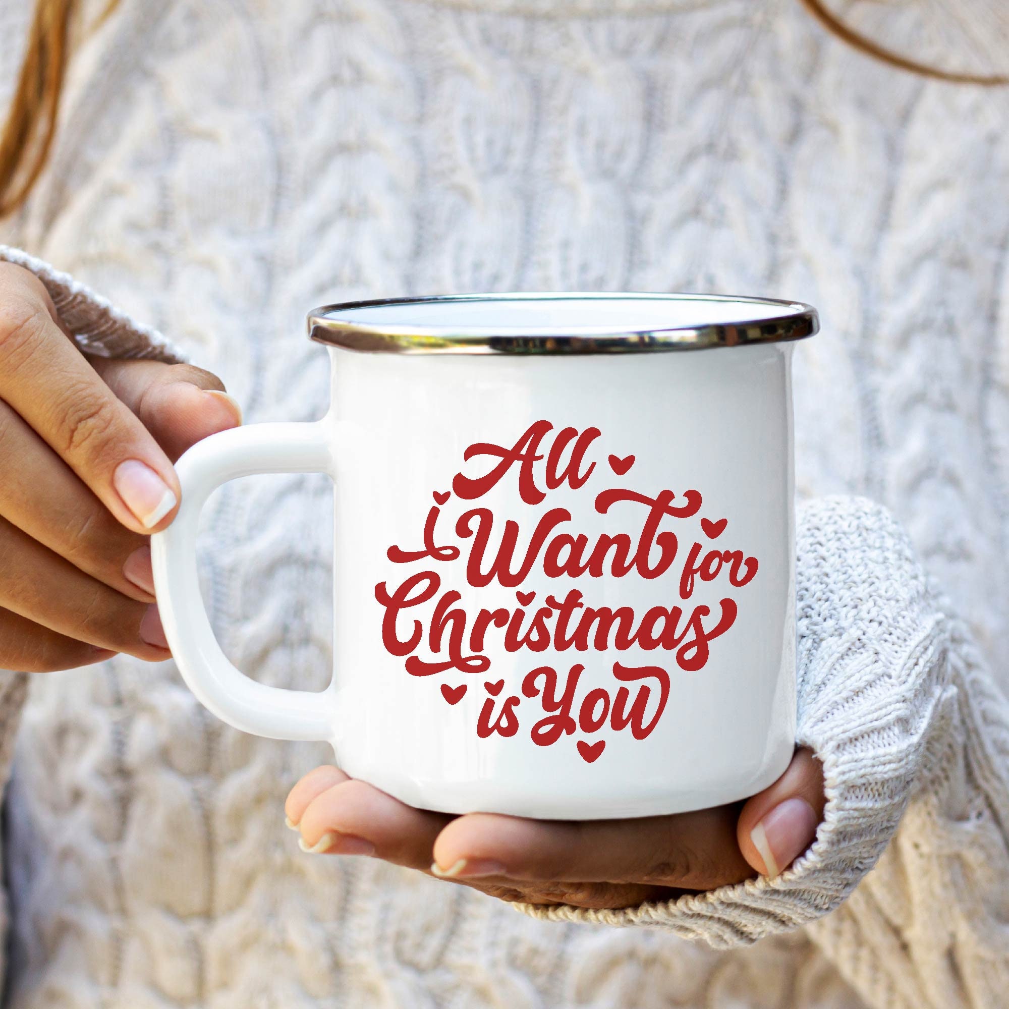 All I want for Christmas Glass mug – Giftshopbyana