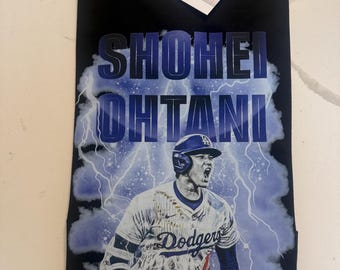 Shohei Ohtani Dodgers Custom T-Shirt.