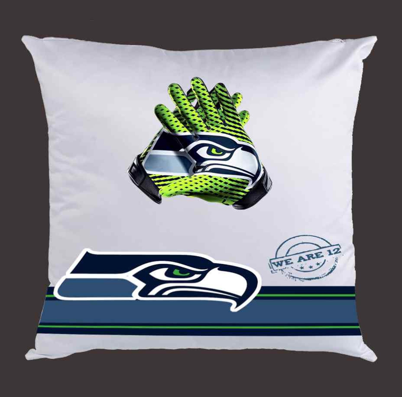 NFL throw pillow digital design Seahawks Etsy