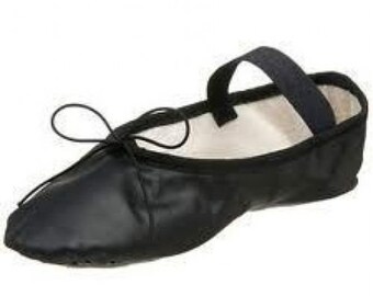 Baryshnikov 200 Women's Size 5.5C (Fits 5) Black Split Sole Ballet Shoe