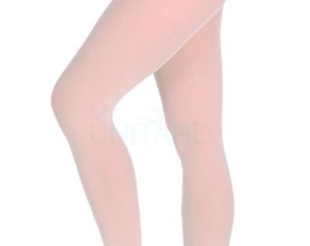 Capezio N14 Ballet Pink Women's Large Hold & Stretch Footed Tights 