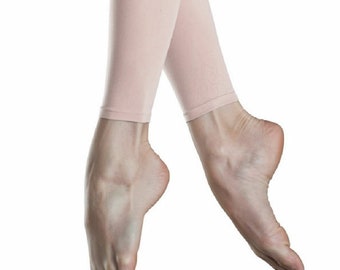 Capezio 1806 Collant sans pieds ultra irisé rose moyen pour femme