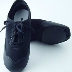 Capezio TJ10A 13.5M (Fits Women's 12.5) Black Techno Oxford Lace Up Jazz Shoe