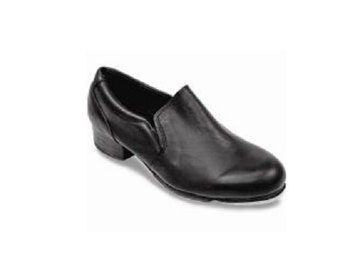 Sansha TA31 Black Women's 3M (Fits Women's 4) T-Rapid Leather Slip-On Tap Shoes